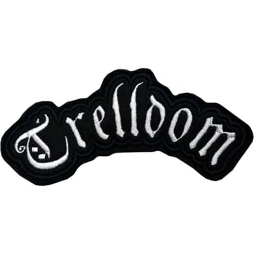 Trelldom Black Music Rock Band Embroidered IRON ON and SEW ON Patch Heavy Metal Custom patch