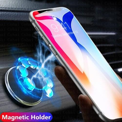 Universal Magnetic Car Phone Holder for iPhone 7 6s 5s 8 Xiaomi Samsung Phone Holder Dashboard Wall Stand Magnet Sticker In Car