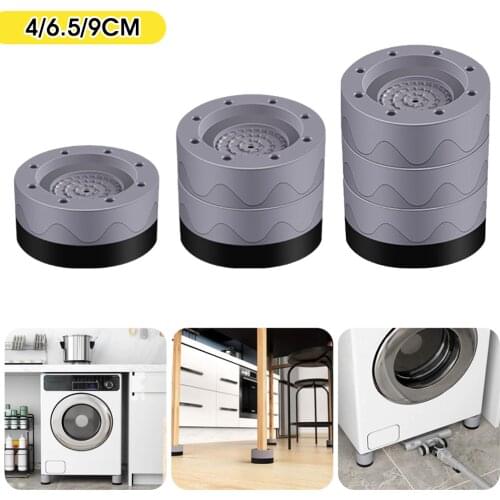 2/4Pcs Anti-slip Noise-reducing Washing Machine Feet Non-slip Mats Refrigerator Anti-vibration pad Kitchen Bathroom Mat