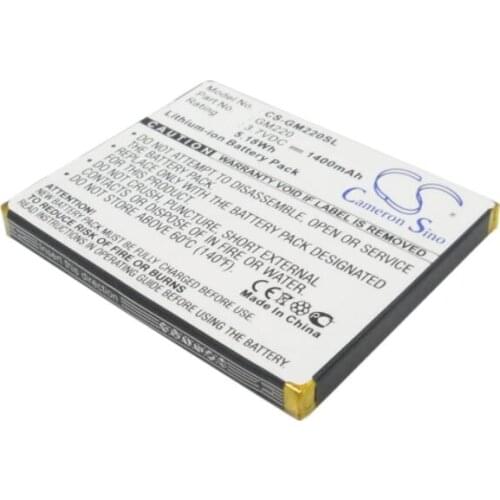 Cameron Sino 1400mAh battery for ARCHOS Gmini 220 MP3, MP4, PMP Battery