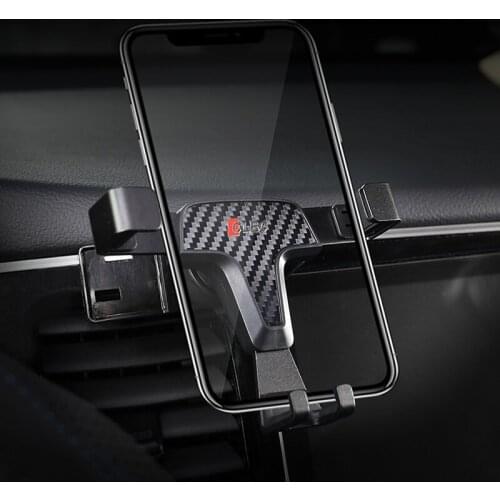 Car Air Vent Mount Phone Holder Mobile Phone Cradle Smart Phone Stand For Mitsubishi Outlander 2013 - 2019 Left Hand Drive