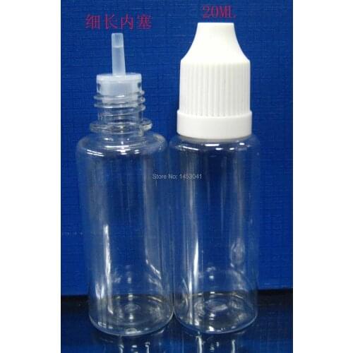 Free Shipping 20ML Lot 2500PCS Plastic Dropper Bottles With Childproof Cap By Fedex