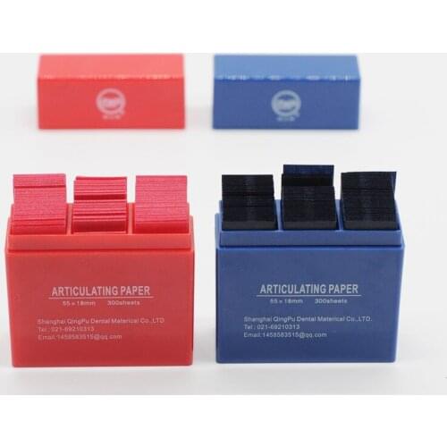 300 Sheet/Box Dental Articulating Paper Strips Oral Teeth Care Whitening Material Dentist Lab Products 55*18mm