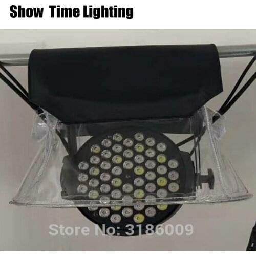 SHOW Time 10pcs/lot LED PAR Rain Cover Stage Light Rain Snow Coat Waterproof Covers With Transparent Crystal Plastic