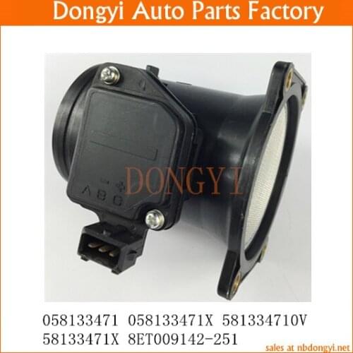 Mass Air Flow Sensor OE No. 058133471 058133471X 581334710V 58133471X 8ET009142-251