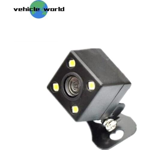 HD CMOS 4 LED Night Vision Car Rear View Camera Wide Angle Universal Car Reverse Rearview Camera For Car