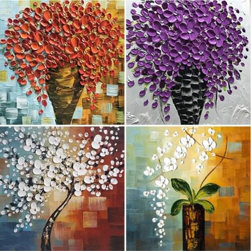 5D Paint With Diamonds Scenery Tree Diamond Painting Full Square Round Landscape Picture Of Rhinestone Mosaic Flowers Home Decor