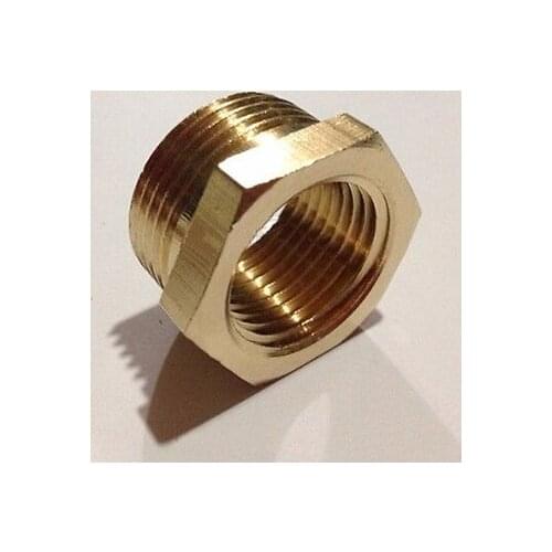 Brass Reducer 1" BSP Male Thread to 3/8" BSP Female Thread Reducing Bush adapter Fitting Gas Air Water Fuel
