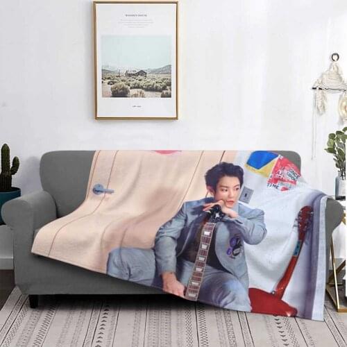 Exo Chanyeol New Arrival Fashion Leisure Flannel Blanket Xiu Min Kim Min Seok Kim Min Suk Read Han Kris Wu Wu Yin Fan Wu Fan Su