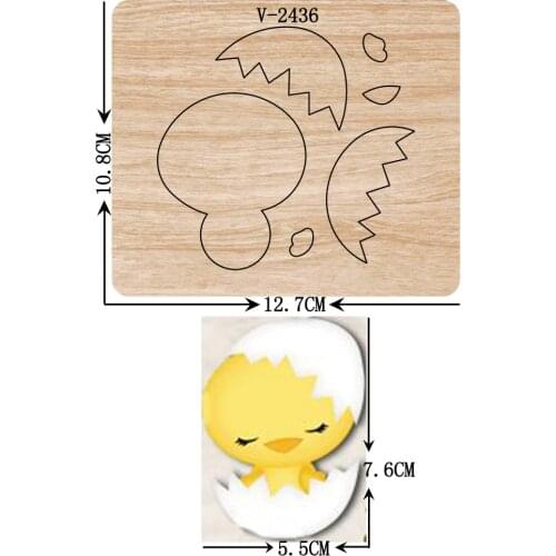 New chick wooden dies cutting dies for scrapbooking Multiple sizes V-2436