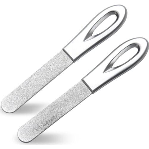 1 Pcs Professional Stainless Steel Nail File Double Side Fold Grinding Rod Manicure Pedicure Scrub Nail Arts Tools Nail Files