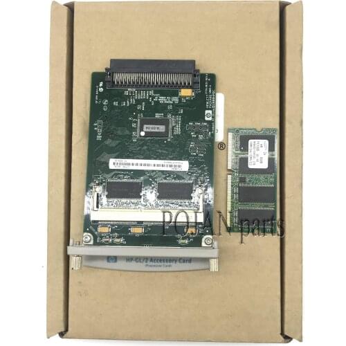 C7772A Designjet 500 plus GL2 Card Formatter Board Card +128M Fixes 05:09 05:10 ink plotter printhead board printer parts POJAN