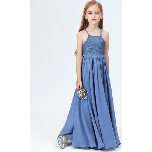 Girls Princess Dress Costume Strapless Autumn Summer Dress For Girls Frocks Dress Graduation Gown Junior Bridesmaid dresses