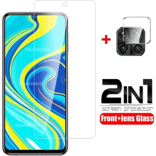Redmi Note 9 S Glass 2 In 1 Camera Lens Protective Glass for Xiaomi Redmi Note 9s Note9 Pro Max Screen Protector Tempered Glass
