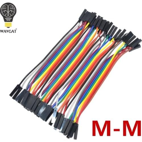 SUQ 40PCS Dupont 10CM Female To Female (F-F) Jumper Wire Ribbon Cable for Arduino