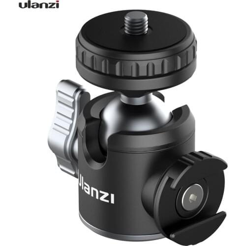 Ulanzi U-60L/U-80/U-80L Arca Swiss Side Cold Shoe Ball Head Arca Swiss Quick Release Plate 1/4 Inch Screw for DSLR ILDC Camera
