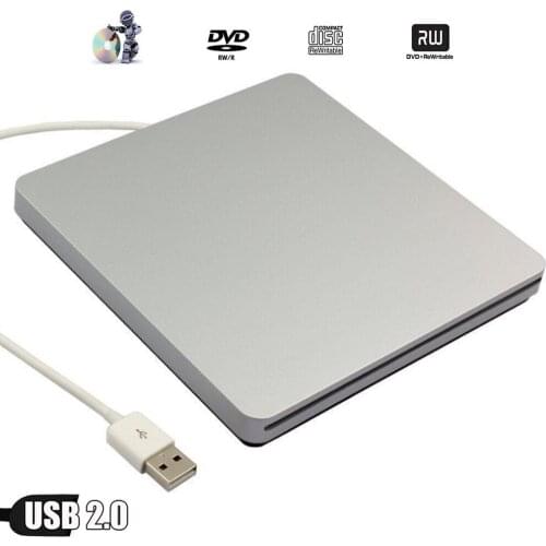 USB 2.0 External Slot in Load CD DVD RW Optical Drive Burner Superdrive For Laptop PC Macbook XP WIN 7 WIN 8 WIN 10 MAC OS