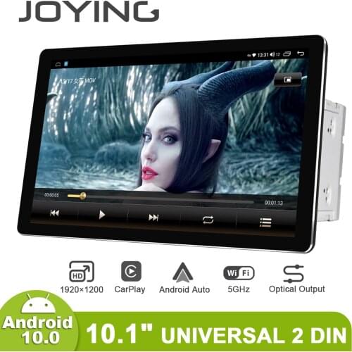 Joying Radio 2 din Car Stereo 10.1” 1920*1200 Carplay Autoradio Central Multimedia Android Universal Head Unit som automotivo 4G