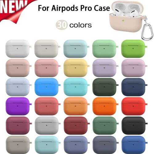 Case For Apple Airpods pro Case earphone accessories wireless Bluetooth headset silicone Apple Air Pod Pro cover airpods case