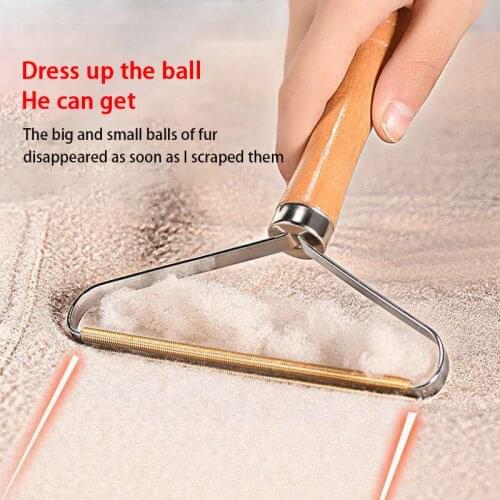 Double-sided Portable Lint Remover Clothes Fuzz Fabric Shaver For Sweater Woolen Coat Fluff Scraper Shaver Brush Tool Fur Remove