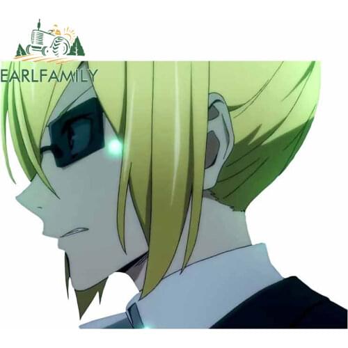 EARLFAMILY 13cm x 10.3cm For Bungou Stray Dogs Car Stickers Creative Graphics Decal Waterproof Decals Sunscreen Decoration