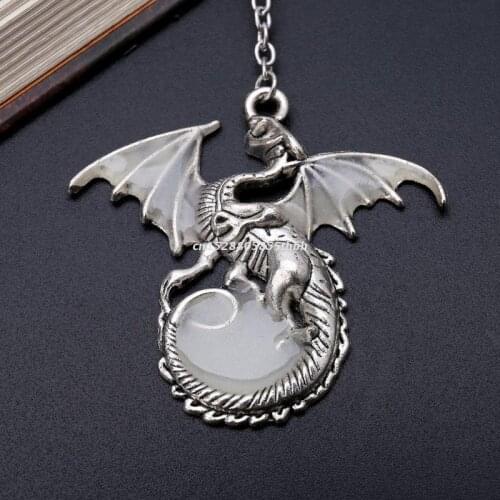 Glow In The Dark Luminous Book Marker Creative Feather Dragon Bookmark Label School Office Stationery