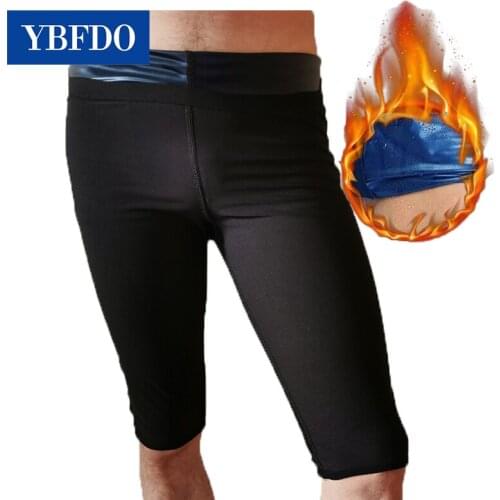 YBFDO Shapewear Waist Tight-fitting for Men Fat Burning Sauna Sweating pants Gym Fitness Hot Thermo Body Shapers