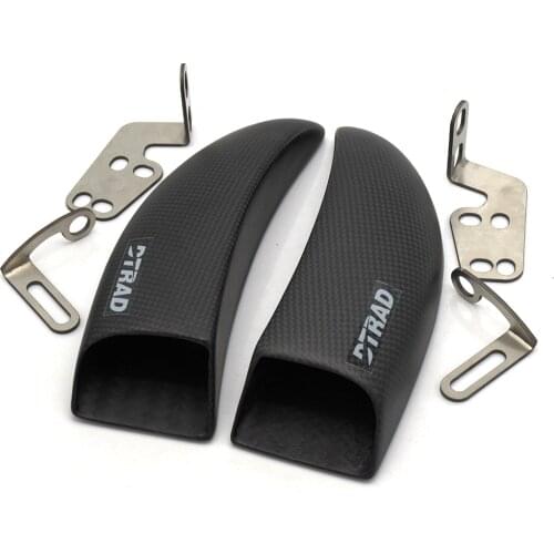 Full Carbon fiber Motorcycle Brake System Air Ducts Cooling+Fixing Kit For For Ducati Desmo 16 2008