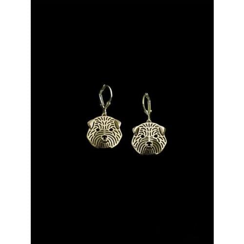 New Trendy Cute Norfolk Terrier Drop Earrings Gold Silver Color Plated Earrings For Women Gift