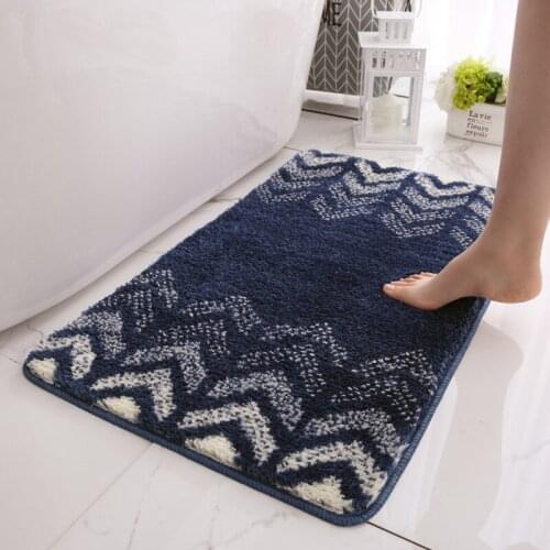 New Thicken Anti-slip Home Kitchen Mat Bathroom Floor Carpet Entrance Hotel Doormat Tapete Bedroom Rugs 40*60cm