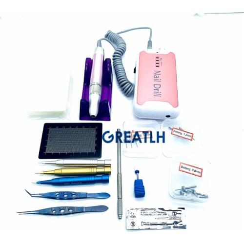 Portable Fue Hair Transplant Motorized Extraction Machine Hair Implant pen FUE punch beard implant tools