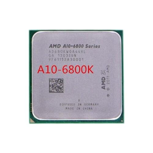 AMD A10-Series A10 6800k 6800 A10-6800K 4.1GHz Quad-Core CPU Processor AD680KWOA44HL Socket FM2