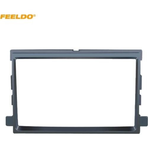 FEELDO Car Radio Audio Fascia Frame For FORD Fusion Edge Mustang Mercury Stereo Dash Panel Plate Frame Installation Mount Kit