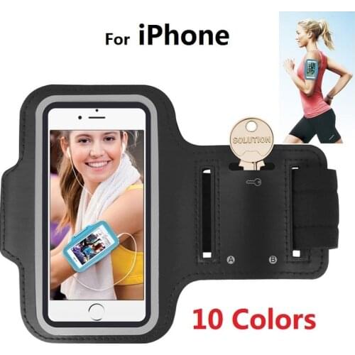 Sport Handphone Armband Case Mobile Phone Fashion Holder Gym Arm Band on Hand Smartphone Running Fitness for Iphone 11 7 X XR