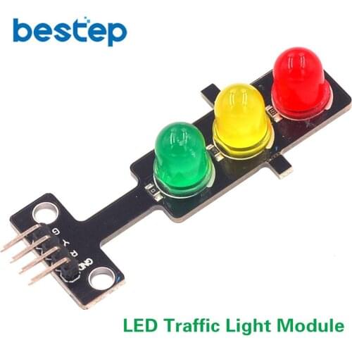 DC 5V Mini LED Traffic Light Module 5mm Red Yellow Green Color LED Display for Arduino