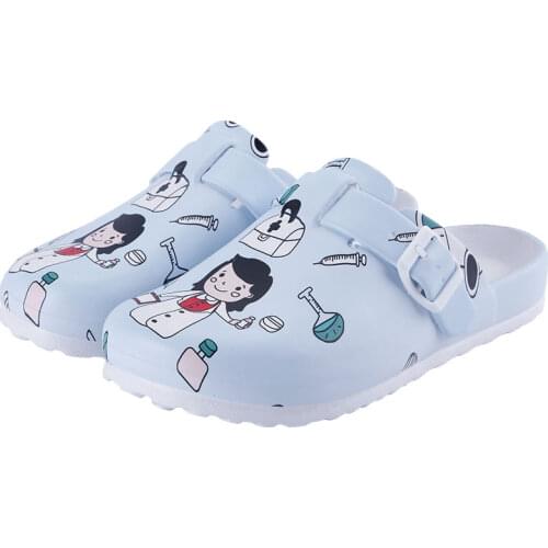 Viaoli 2020 new scrub slipper women EVA non-slip clogs scrubs Shoes Work Nursing SPA Beauty Salon Shoes comfortable no odor