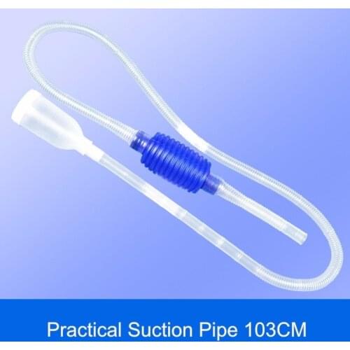 Liquid Transfer Vacuum Pump Aquarium Water Changer Semi-Auto Sand Washing Fish Tank Filter Cleaning Water Absorber Suction Pipe