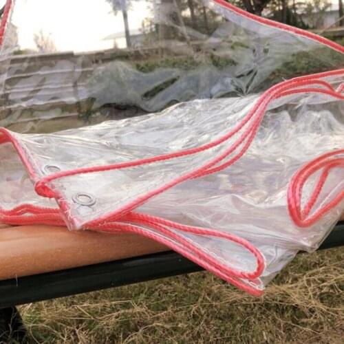 1pc Garden Rainproof Cloth Transparent Rain Tarpaulin Home Garden Waterproof and Sunscreen Thickened Plastic Cloth