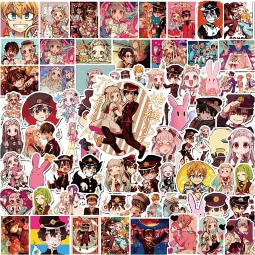 10/50PCS Anime Toilet-Bound Hanako-kun Anime Stickers Collectibles Car Snowboard Luggage Skateboard Graffiti