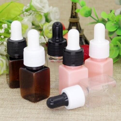 30pcs/lot 10ml Empty plastic Dropper bottle PE material Empty Plastic Squeezable Eye Liquid Dropper