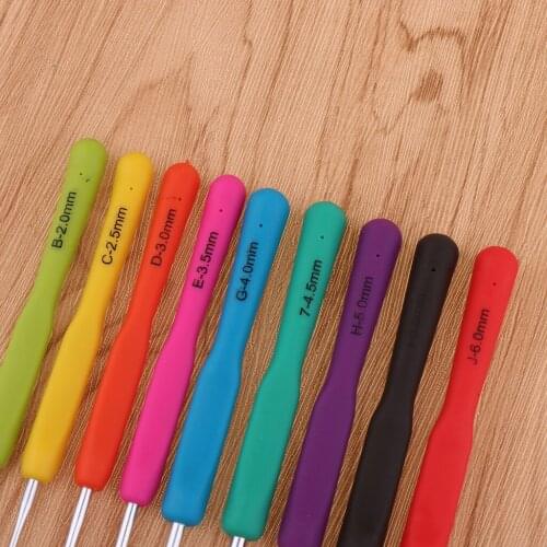 72 Pieces / Pack Aluminum Crochet Hook Set Knitting Needles With Knitting