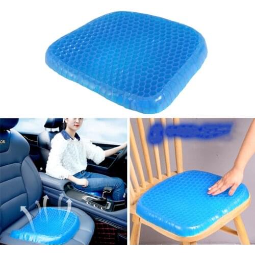 Car Office Home Seat Elastic Mat Gel Cushion Summer Cool Breathable Cushion for Bmw Audi Benz VW Porsche Toyota Kia Accessories