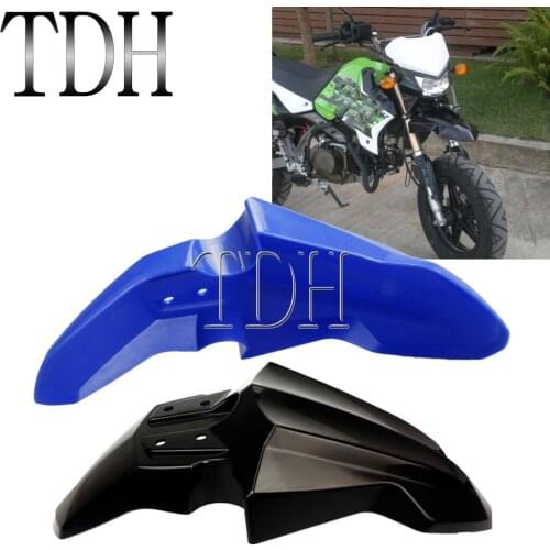 Blue Black Enduro Motocross Front Fender Dirt Pit Bike Mudguard Cover Supermoto Mud Guards For Kawasaki KSR 110