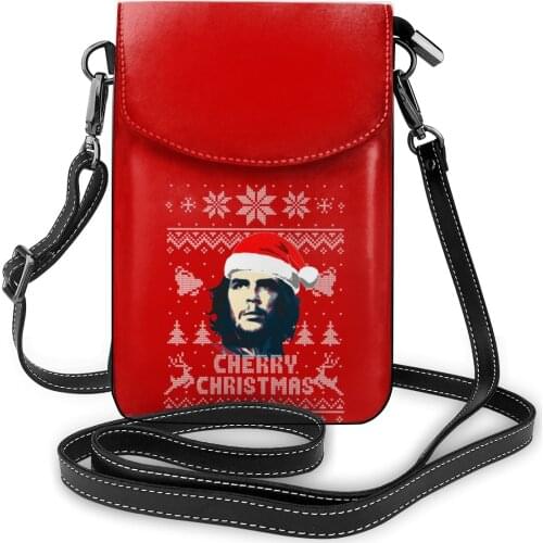 Che Guevara Shoulder Bag Aesthetic Leather Work Women Bags Student Fashion Purse
