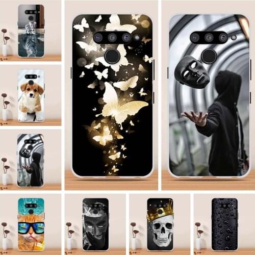 Case For LG V50 Case Silicone Soft TPU Coque Funda For LG V50 Phone Case Back Cover For LG V50 Thinq Cover Cute Cartoon Capa