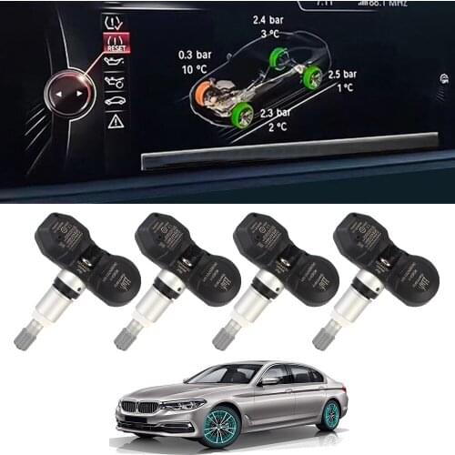 LEEPEE TPMS SENSOR for BMW X5 [E70] X6 [E71] 5-Series [E60] Rolls-Royce Alpina Tire Pressure Sensor 2Pcs/4Pcs