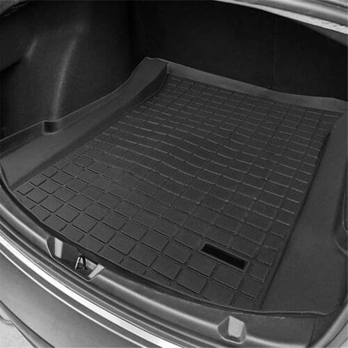 Trunk Mats Customized Rear Trunk Storage Mat TPE Cargo Tray Trunk Waterproof Protective Pads Mats Car Supplies For Tesla Model 3