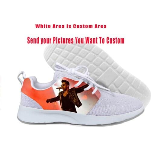 2019 Hot Cool Fashion High Quality Summer Sneakers Handiness Casual Shoes 3D Printed For Men Women Pop Rock Adam Lambert