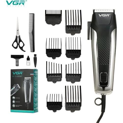 VGR Professional Electric Hair Clipper Trimmer Personal Bear Haircut Barber Cutter Kit Home Hair Hair Clipper Shaving Machine