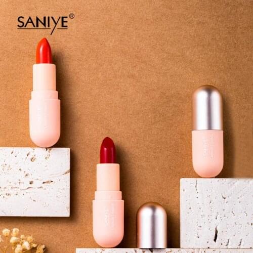 Mini Capsule Lipstick Waterproof Long Lasting High Color Rendering Beauty Red Lip Tint Velvet Matte Lip Gloss Makeup Maquillaje